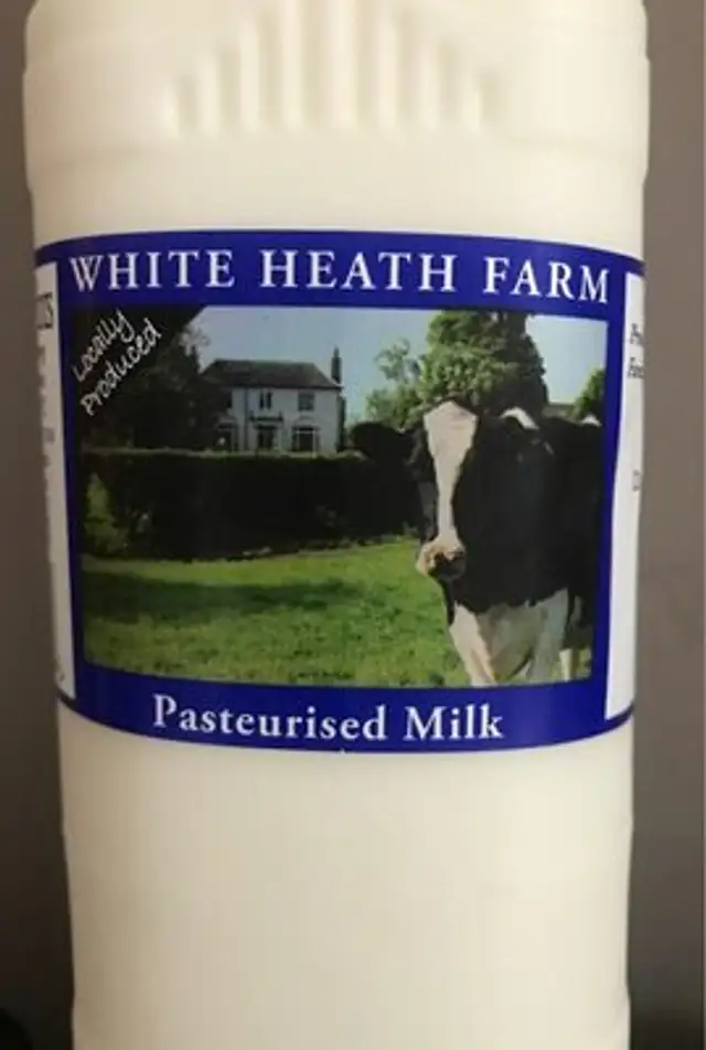 Pasteurised Milk ingredients label