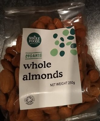 organic whole almonds