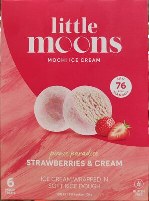 Mochi-Eis Erbeer-Sahne