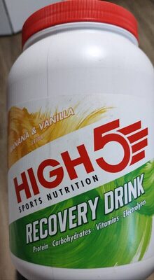 Recovery drink front packaging