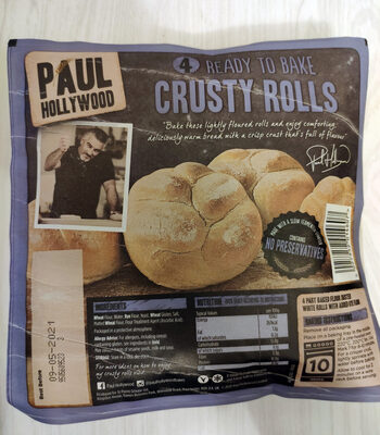 Ready to Bake Crusty Rolls front packaging