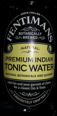 tonic water front packaging