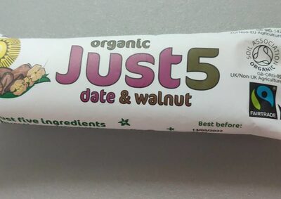 Organic Just5 Date and Walnut