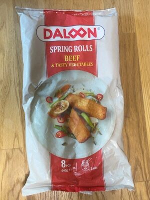SPRING ROLLS BEEF & TASTY VEGETABLES