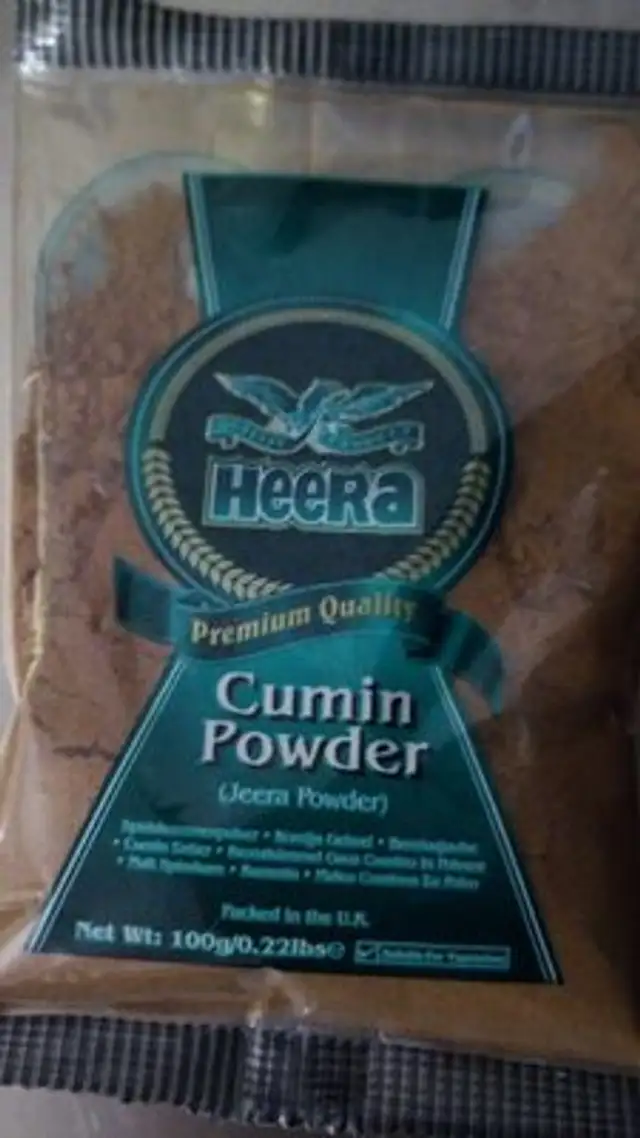 Cumin powder front packaging