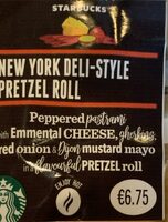 New york deli-style pretzel roll