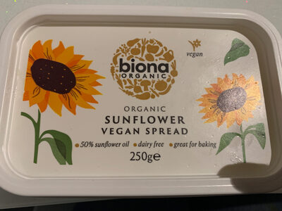 Biona Organic sunflower vegan spread