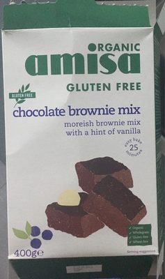 Chocolate brownie mix front packaging