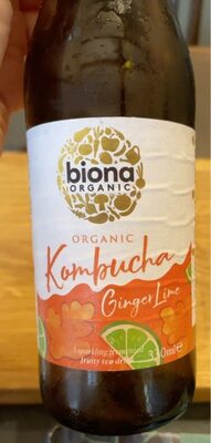 Kombucha ginger lime