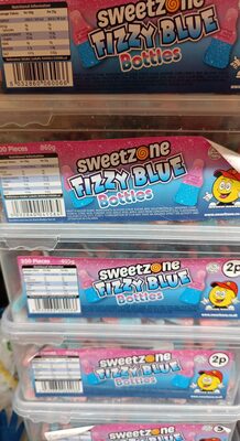Sweetzone Fitzzy Blue Bottles