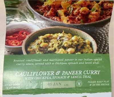 Cauliflower and Paneer Curry