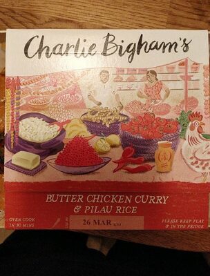 Charlie Bingham's butter chicken curry & pilau rice