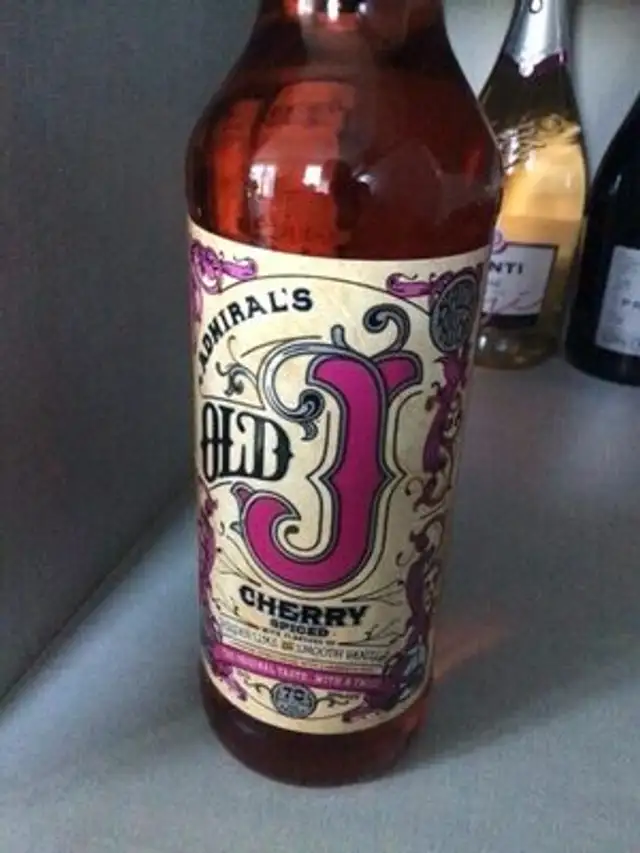 Cherry Spiced Rum front packaging