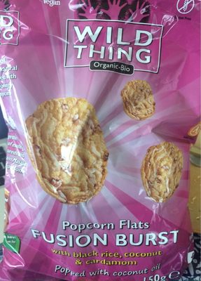 Galettes Soufflees Riz Noir Coco Cardamone 150G