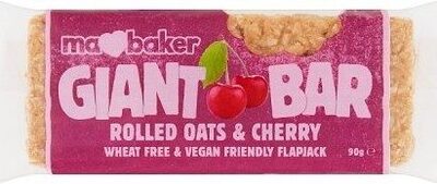 Giant Bar Rolled Oats & Cherry front packaging