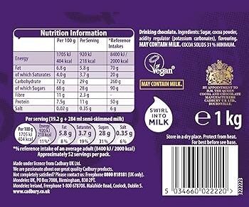 Cadbury hot chocolate