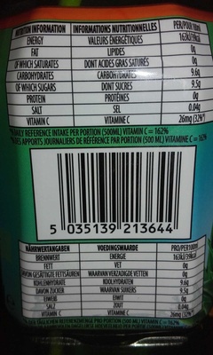 ALOE VERA DRINK white real aloe pieces front packaging