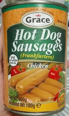Hot dog sausages
