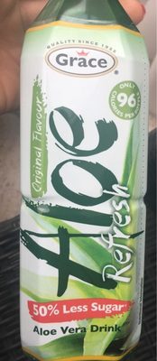 Grace Aloe Refreshing Original Drink front packaging