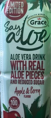 Aloe Vera Drink Apple & Berry Flavour front packaging