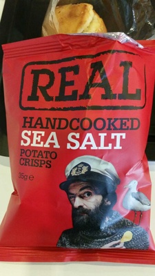 Handcooked sea salt potato chips