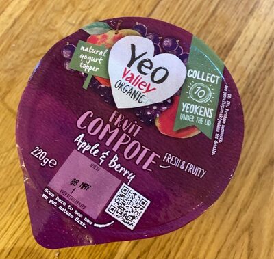 Fruit compote front packaging