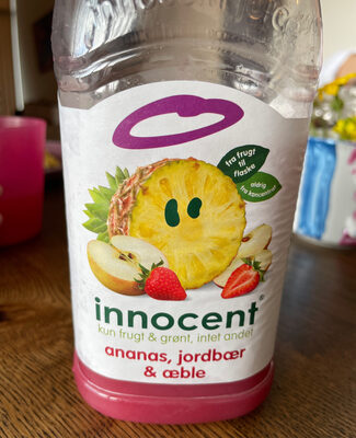 ananas jordbær & æble smoothie