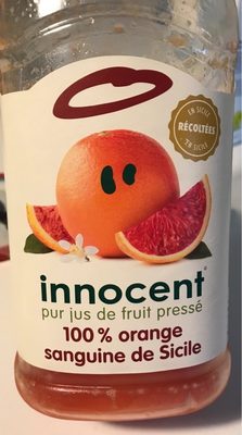 100% orange sanguine de Sicile