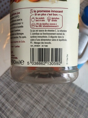 100% blood orange from Sicily