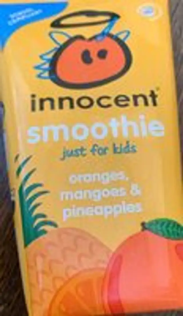 Smoothie just for kids oranges, mangoes & pineapples
