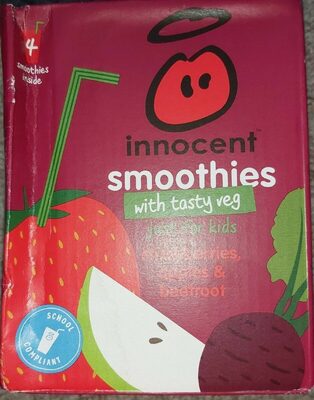 Strawberry,apples and beetroot smoothie