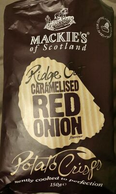 Ridge cut caramelized red onion