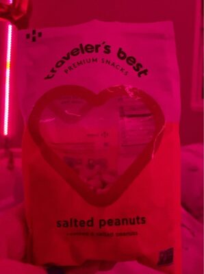 salted peanuts front packaging