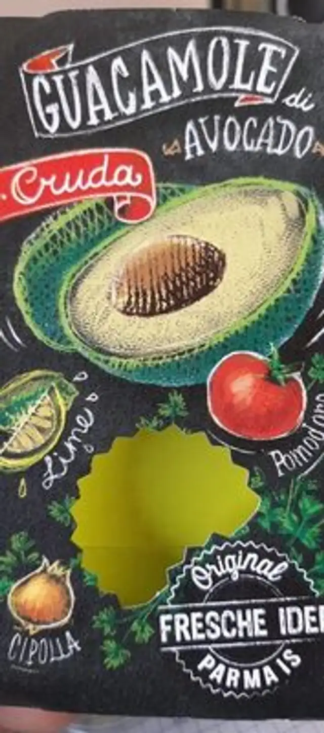 Guacamole di avocado cruda
