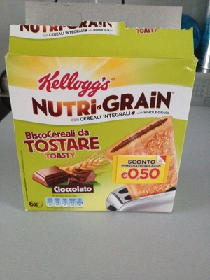Nutri grain à toster chocolat 
