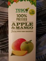 Tesco Apple And Mango Juice Not From Concentrate 1 Litre