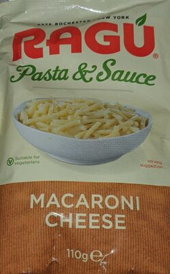 Macarrones con queso front packaging