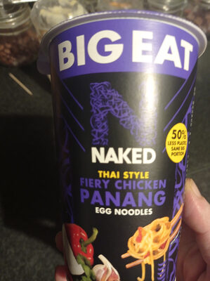 Thai Style Fiery Chicken Panang Egg Noodls front packaging