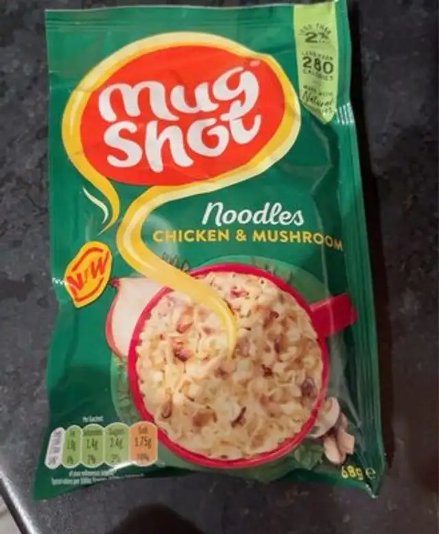 noodles chicken and mushroom