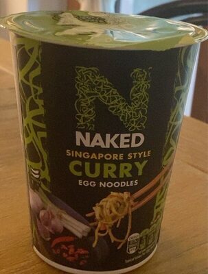 Singapore style curry egg noodles