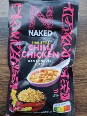 Thai Style Chilli Chicken Ramen Nudel Suppe