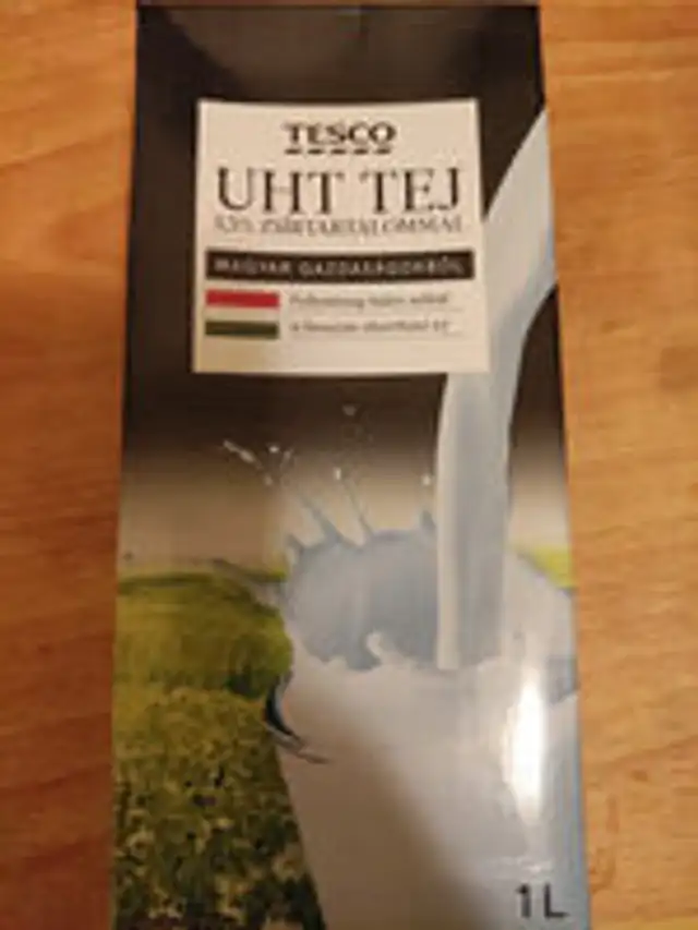 UHT tej  3,5% zsírtartalommal