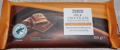 milk chocolate with caramel filling