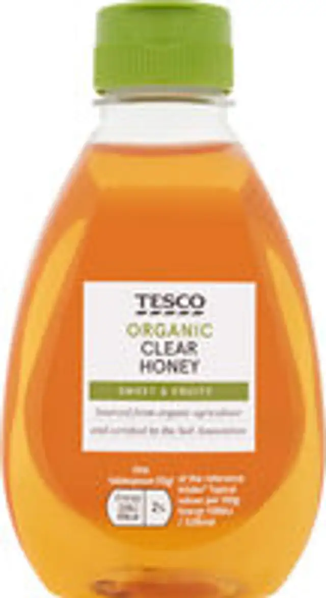 Tesco Organic Squeezy Clear Honey