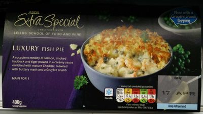 Luxury fish pie