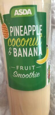 Pineapple, Coconut & Banana Fruit Smoothie