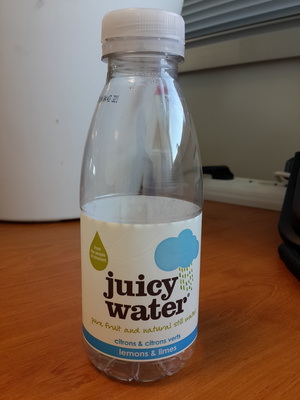 Juicy Water citrons et citrons verts front packaging