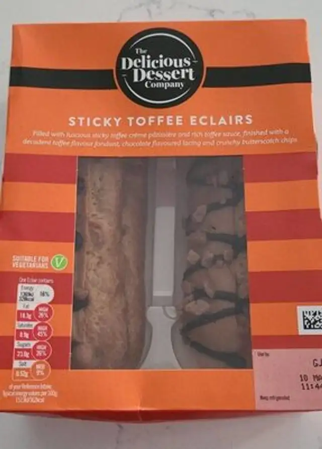 Sticky Toffee Eclairs