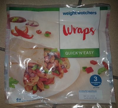 Tortilla Wraps front packaging