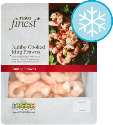 Tesco Finest Jumbo Cooked King Prawns